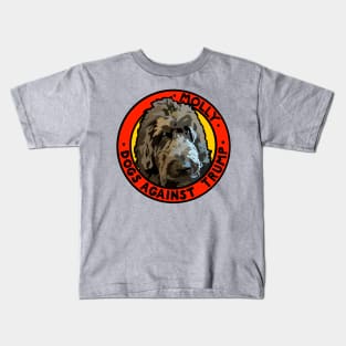 DOGS AGAINST TRUMP - MOLLY Kids T-Shirt